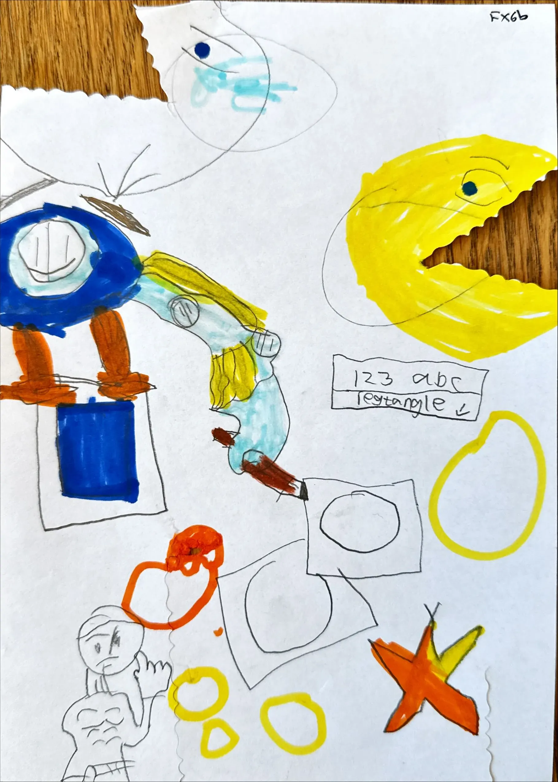 Draws perfect shapes and describes their mathematical properties